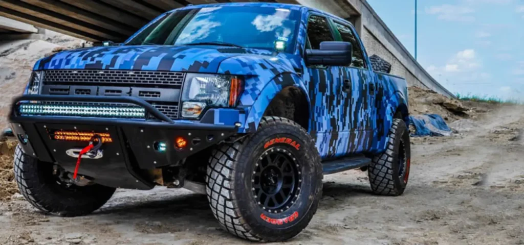 Digital Camo Vehicle Wrap