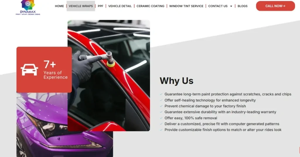 Dynamax Wraps Service Overview | Custom Vehicle Wraps | Paint Protection